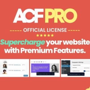 Advanced Custom Fields (ACF) Pro | Original License | One Time Payment